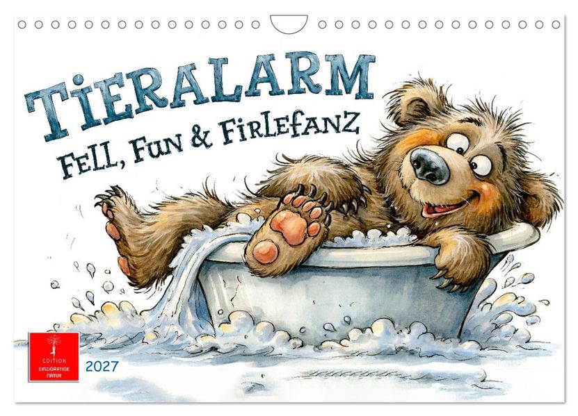 Tieralarm - Fell Fun & Firlefanz (Wandkalender 2027 DIN A4 quer) CALVENDO Monatskalender