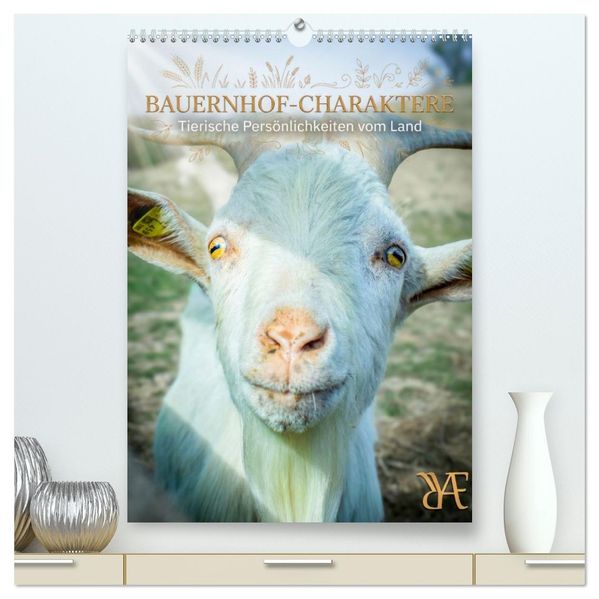 Bauernhof-Charaktere - Tierische Persönlichkeiten vom Land (hochwertiger Premium Wandkalender 2027 DIN A2 hoch) Kunstdruck in Hochglanz