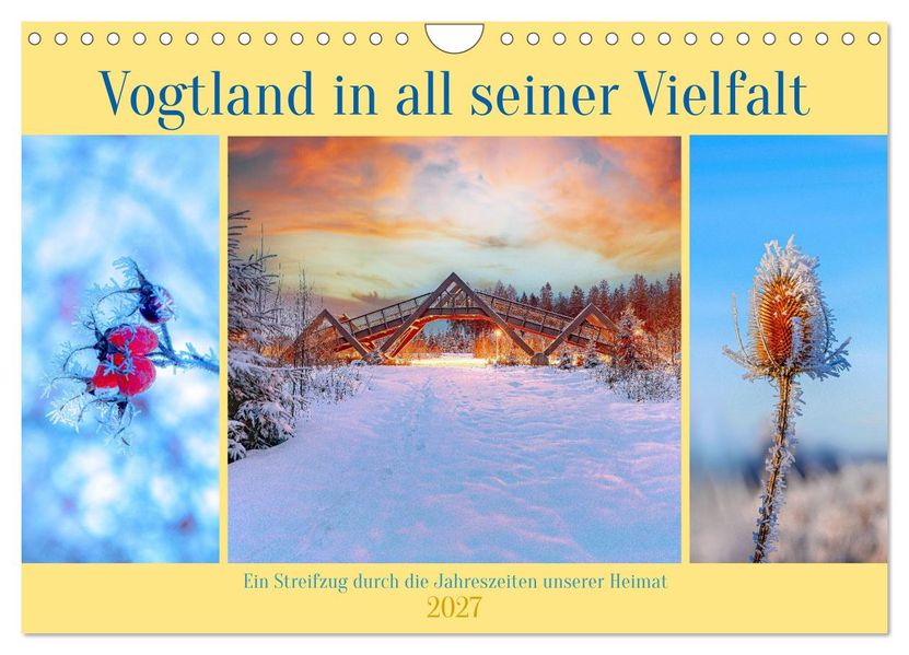 Vogtland in all seiner Vielfalt (Wandkalender 2027 DIN A4 quer) CALVENDO Monatskalender