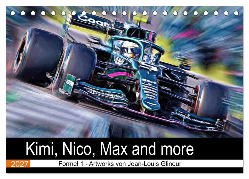 Kimi Nico Max and more (Tischkalender 2027 DIN A5 quer) CALVENDO Monatskalender