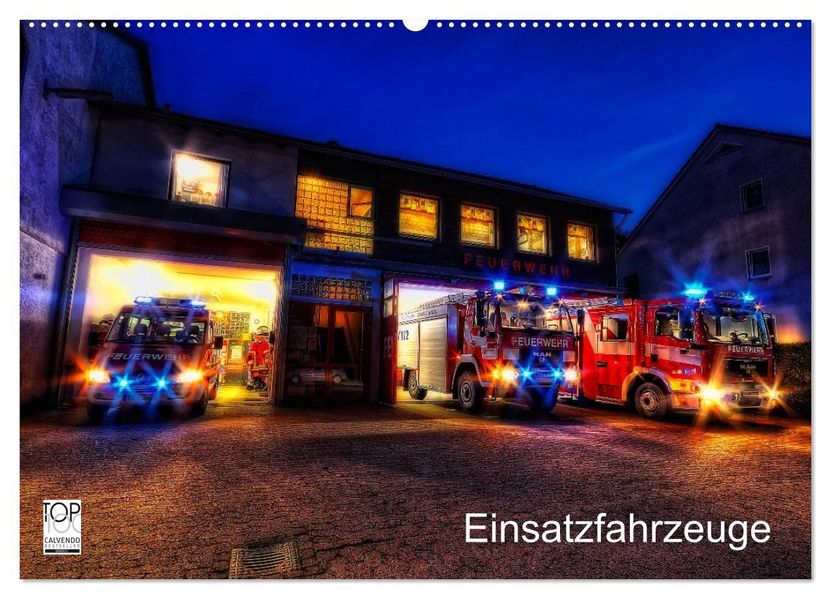 Einsatzfahrzeuge (Wandkalender 2027 DIN A2 quer) CALVENDO Monatskalender