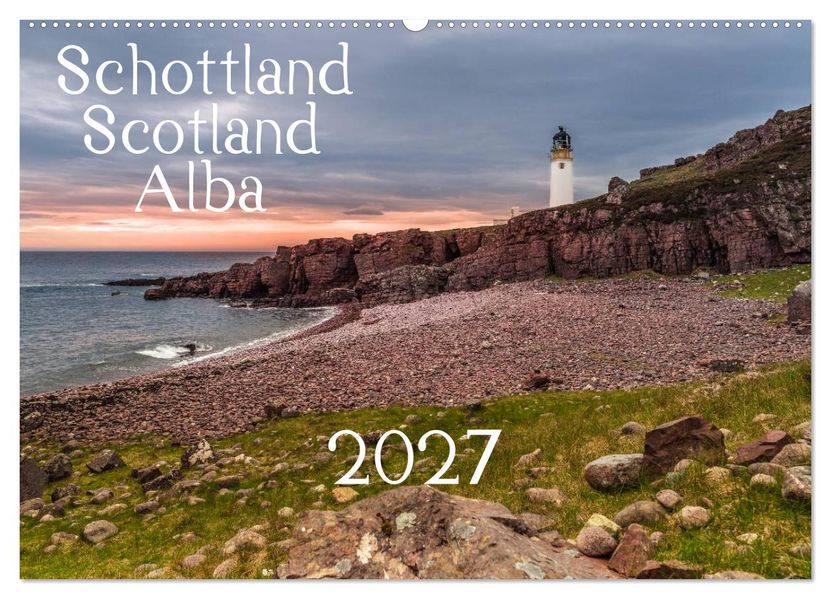 Schottland - Scotland - Alba (Wandkalender 2027 DIN A2 quer) CALVENDO Monatskalender
