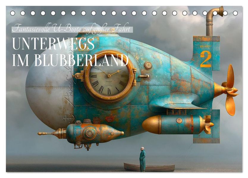 Unterwegs im Blubberland (Tischkalender 2027 DIN A5 quer) CALVENDO Monatskalender