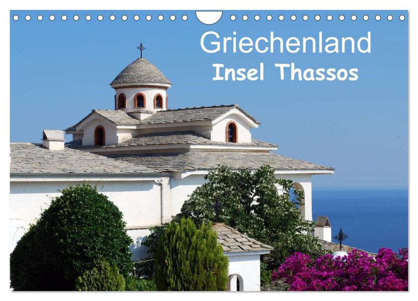 Griechenland - Insel Thassos (Wandkalender 2027 DIN A4 quer) CALVENDO Monatskalender
