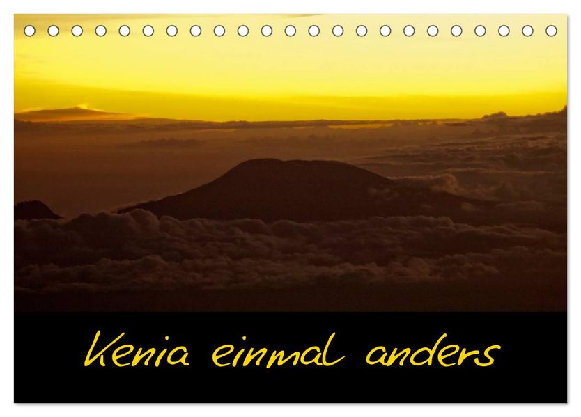 Kenia einmal anders (Tischkalender 2027 DIN A5 quer) CALVENDO Monatskalender