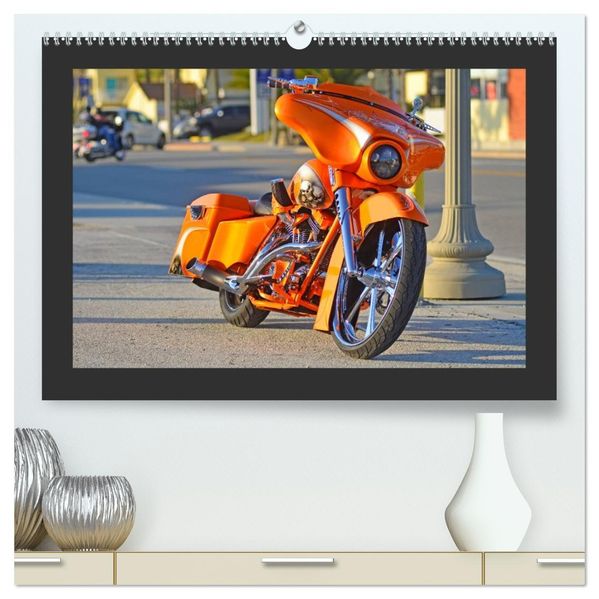 BEST OF HARLEY-DAVIDSON BAGGER-STYLE (hochwertiger Premium Wandkalender 2027 DIN A2 quer) Kunstdruck in Hochglanz