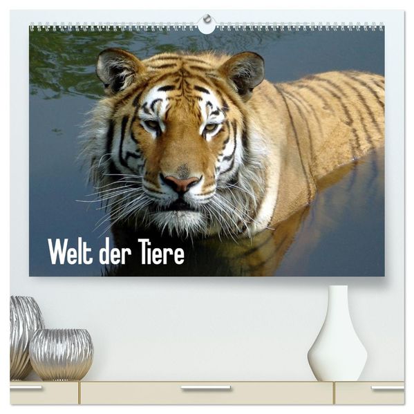 Welt der Tiere (hochwertiger Premium Wandkalender 2027 DIN A2 quer) Kunstdruck in Hochglanz