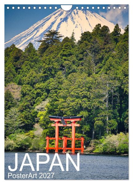 Japan PosterArt (Wandkalender 2027 DIN A4 hoch) CALVENDO Monatskalender
