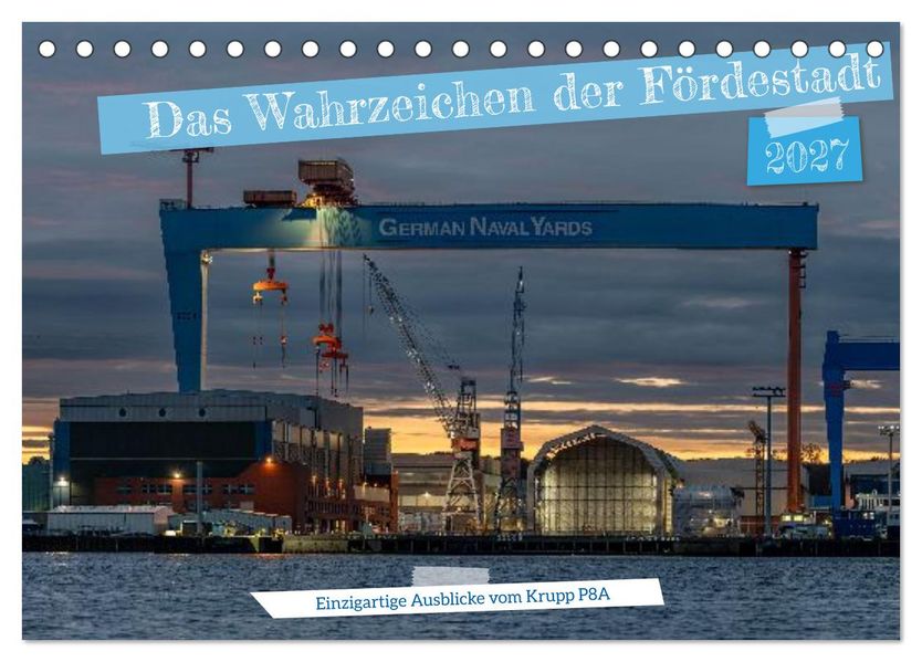 Das Wahrzeichen der Fördestadt (Tischkalender 2027 DIN A5 quer) CALVENDO Monatskalender