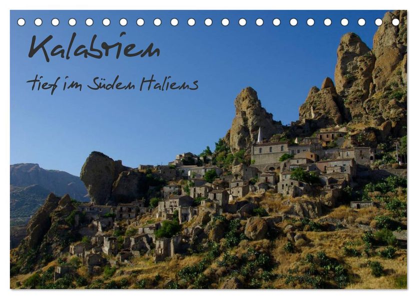 Kalabrien - tief im Süden Italiens (Tischkalender 2027 DIN A5 quer) CALVENDO Monatskalender