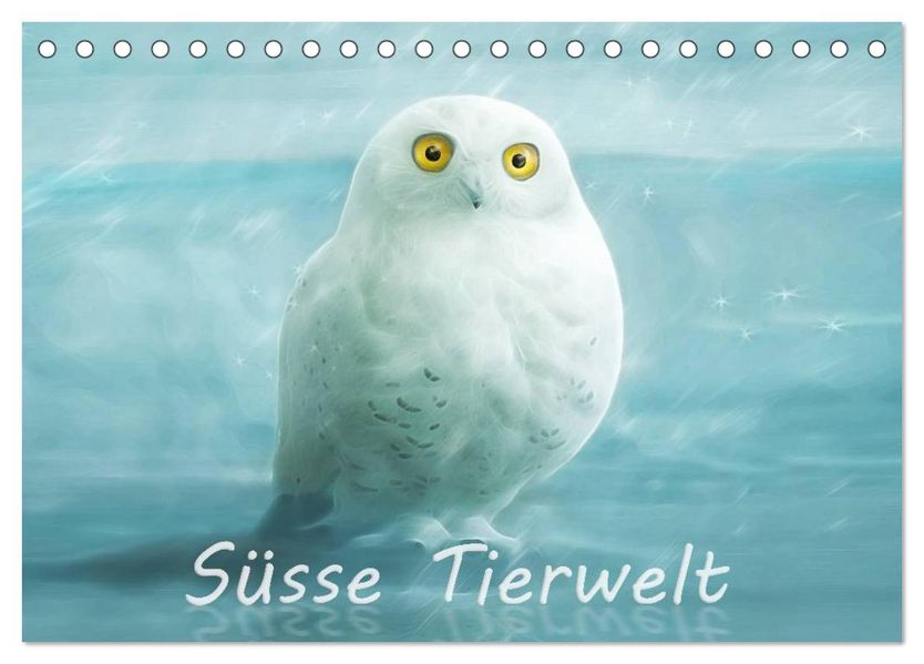 Süsse Tierwelt / CH-Version / Geburtstagskalender (Tischkalender 2027 DIN A5 quer) CALVENDO Monatskalender