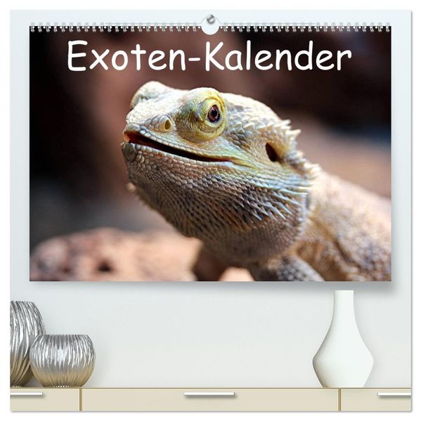Exoten-Kalender (hochwertiger Premium Wandkalender 2027 DIN A2 quer) Kunstdruck in Hochglanz