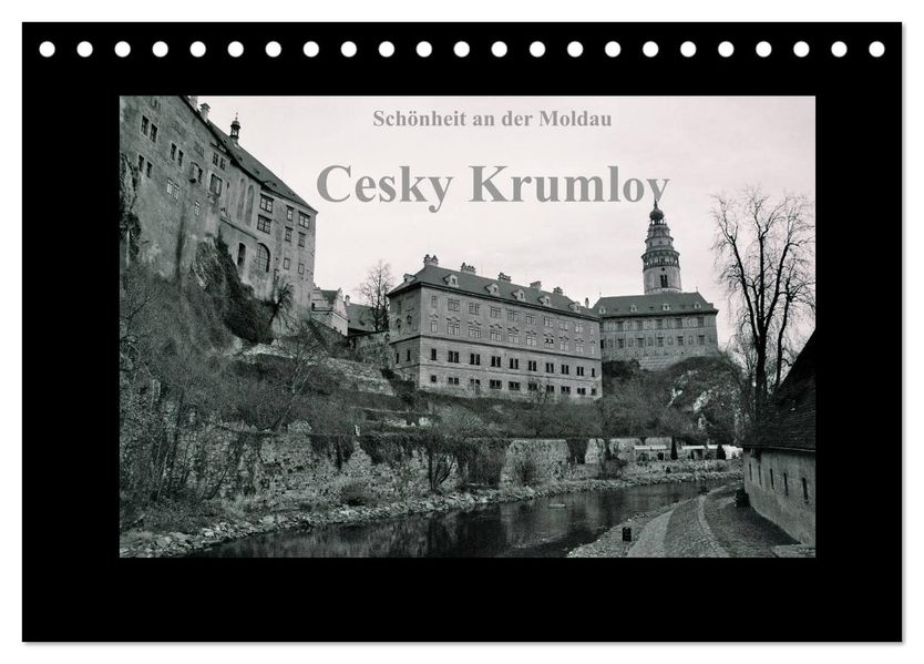 Schönheit an der Moldau - Cesky Krumlov (Tischkalender 2027 DIN A5 quer) CALVENDO Monatskalender