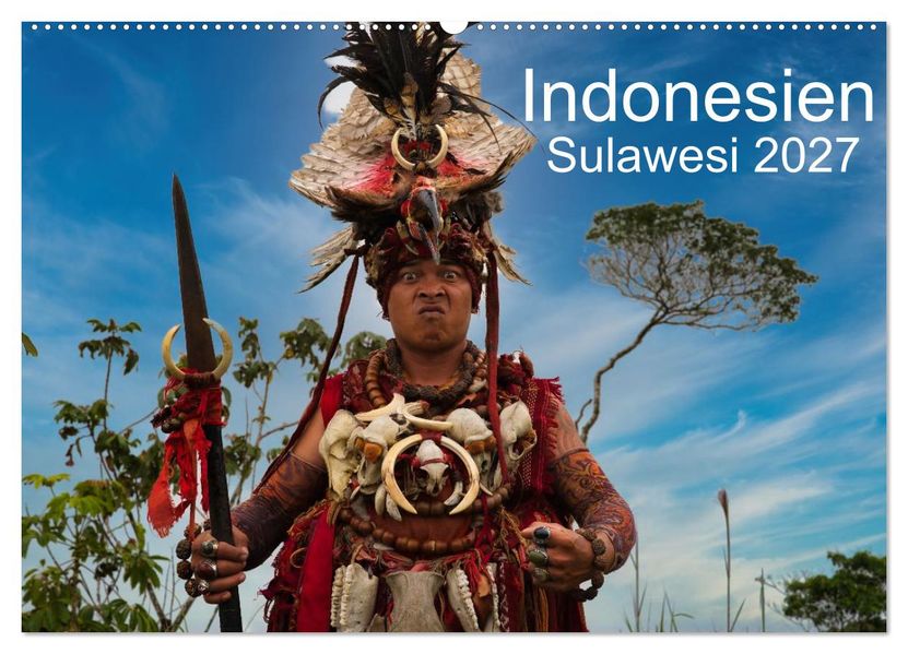 Sulawesi 2027 (Wandkalender 2027 DIN A2 quer) CALVENDO Monatskalender