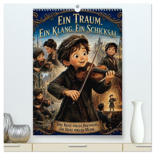 Ein Traum. Ein Klang. Ein Schicksal. (hochwertiger Premium Wandkalender 2027 DIN A2 hoch) Kunstdruck in Hochglanz