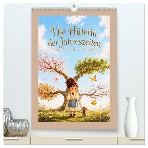 Die Hüterin der Jahreszeiten (hochwertiger Premium Wandkalender 2027 DIN A2 hoch) Kunstdruck in Hochglanz
