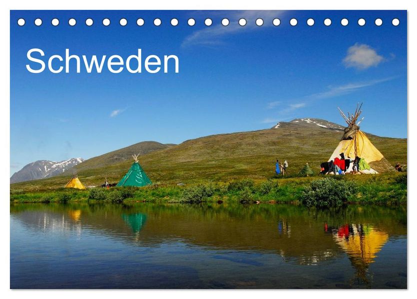 Schweden (Tischkalender 2027 DIN A5 quer) CALVENDO Monatskalender