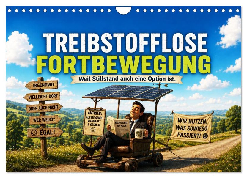 Treibstofflose Fortbewegung (Wandkalender 2027 DIN A4 quer) CALVENDO Monatskalender