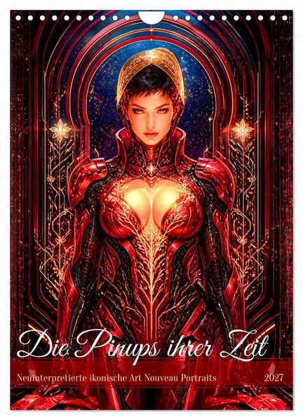 Die Pinups ihrer Zeit (Wandkalender 2027 DIN A4 hoch) CALVENDO Monatskalender