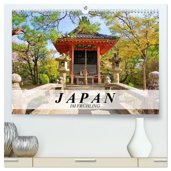 Japan im Frühling (hochwertiger Premium Wandkalender 2027 DIN A2 quer) Kunstdruck in Hochglanz