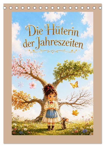 Die Hüterin der Jahreszeiten (Tischkalender 2027 DIN A5 hoch) CALVENDO Monatskalender