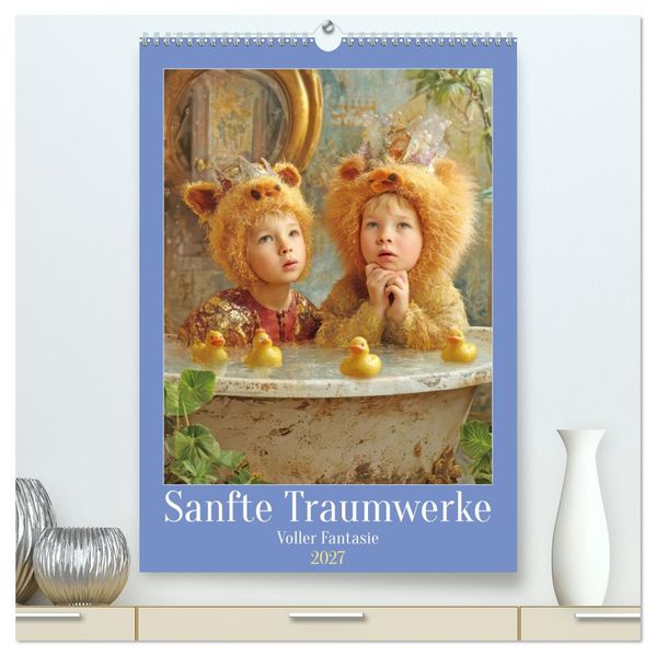 Sanfte Traumwerke - Voller Fantasie (hochwertiger Premium Wandkalender 2027 DIN A2 hoch) Kunstdruck in Hochglanz