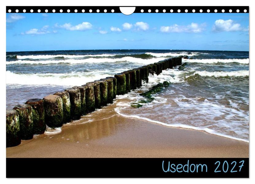 Usedom 2027 (Wandkalender 2027 DIN A4 quer) CALVENDO Monatskalender