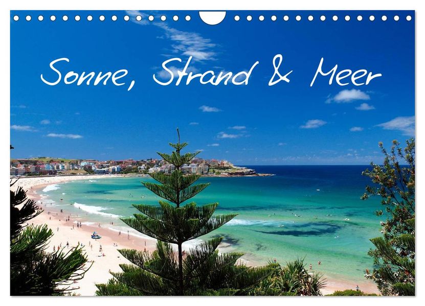 Sonne Strand & Meer (Wandkalender 2027 DIN A4 quer) CALVENDO Monatskalender