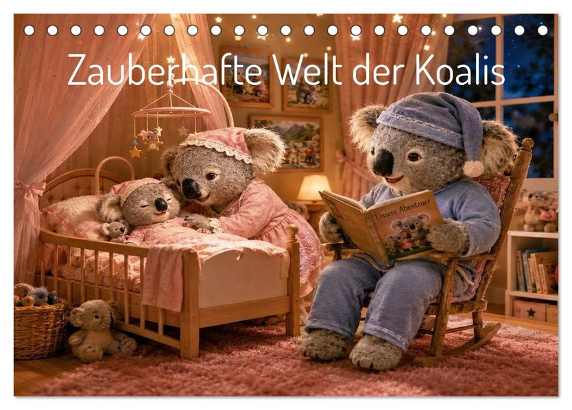 Zauberhafte Welt der Koalis (Tischkalender 2027 DIN A5 quer) CALVENDO Monatskalender