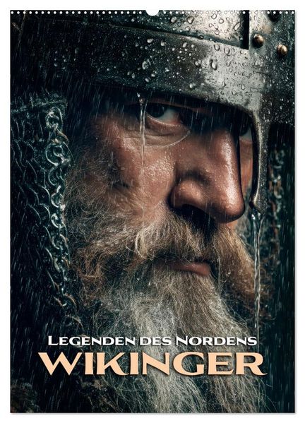 Wikinger - Legenden des Nordens (Wandkalender 2027 DIN A2 hoch) CALVENDO Monatskalender