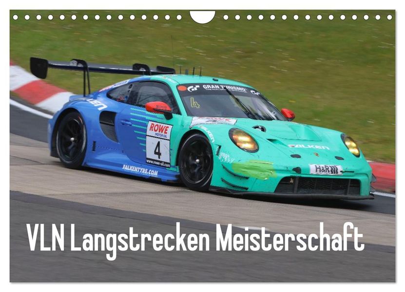 VLN Langstrecken Meisterschaft (Wandkalender 2027 DIN A4 quer) CALVENDO Monatskalender