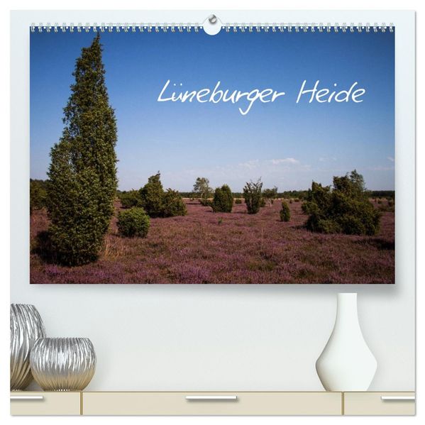 Lüneburger Heide (hochwertiger Premium Wandkalender 2027 DIN A2 quer) Kunstdruck in Hochglanz