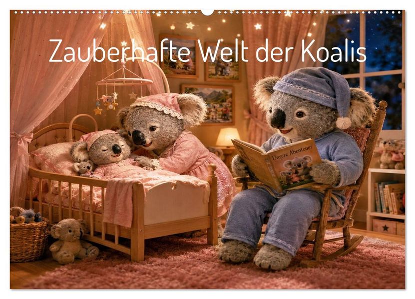 Zauberhafte Welt der Koalis (Wandkalender 2027 DIN A2 quer) CALVENDO Monatskalender