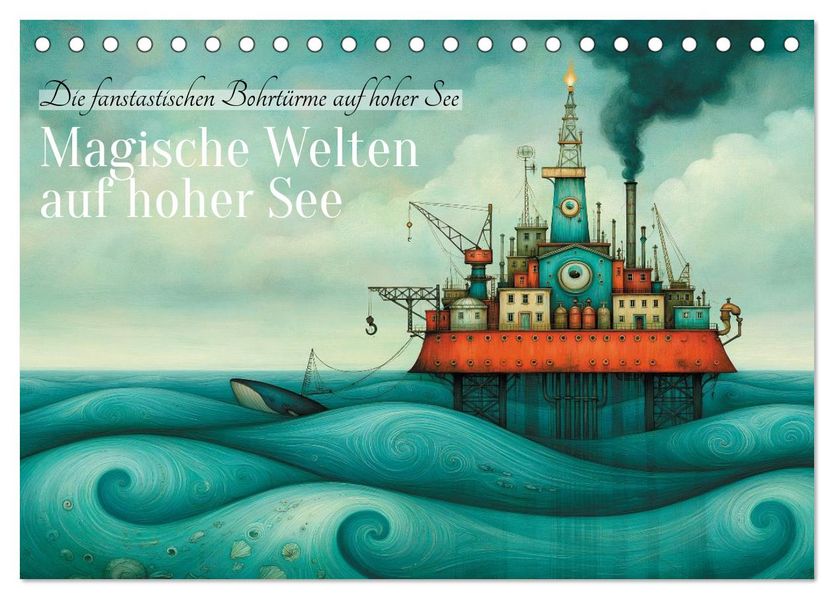 Magische Welten auf hoher See (Tischkalender 2027 DIN A5 quer) CALVENDO Monatskalender