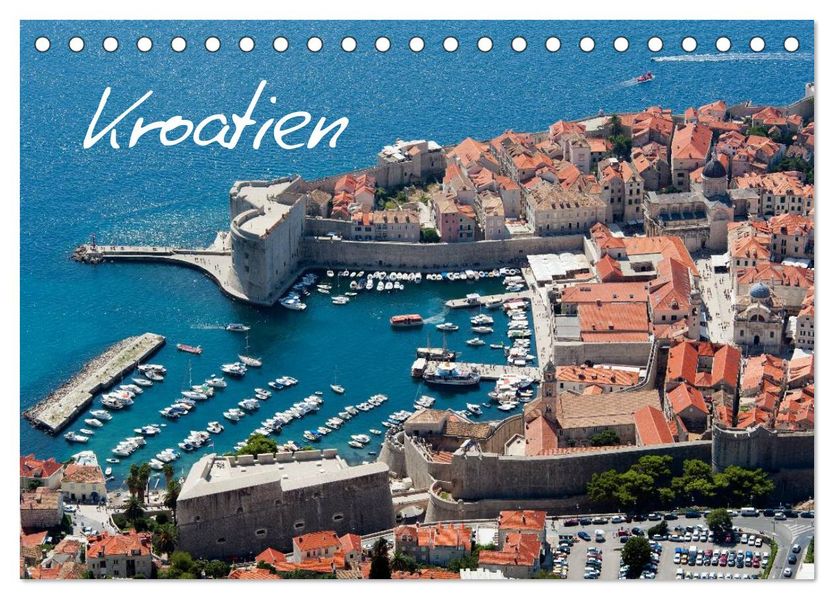 Kroatien (Tischkalender 2027 DIN A5 quer) CALVENDO Monatskalender