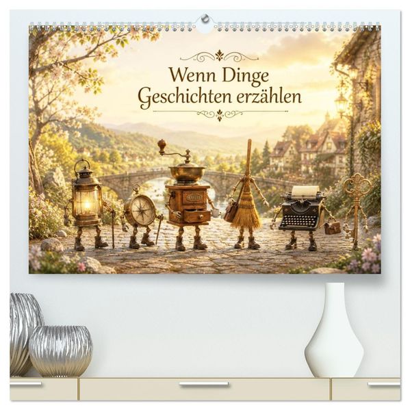Wenn Dinge Geschichten erzählen (hochwertiger Premium Wandkalender 2027 DIN A2 quer) Kunstdruck in Hochglanz