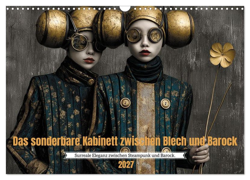 Das sonderbare Kabinett zwischen Blech und Barock (Wandkalender 2027 DIN A3 quer) CALVENDO Monatskalender