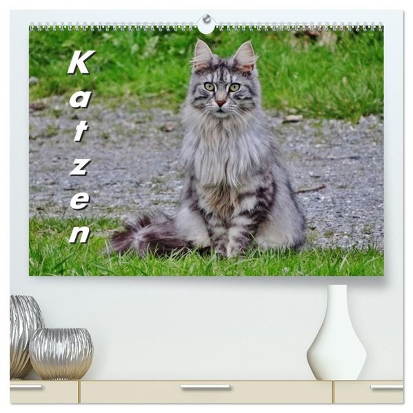 Katzen auf der Welt (hochwertiger Premium Wandkalender 2027 DIN A2 quer) Kunstdruck in Hochglanz