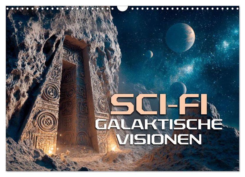 Sci-Fi - Galaktische Visionen (Wandkalender 2027 DIN A3 quer) CALVENDO Monatskalender