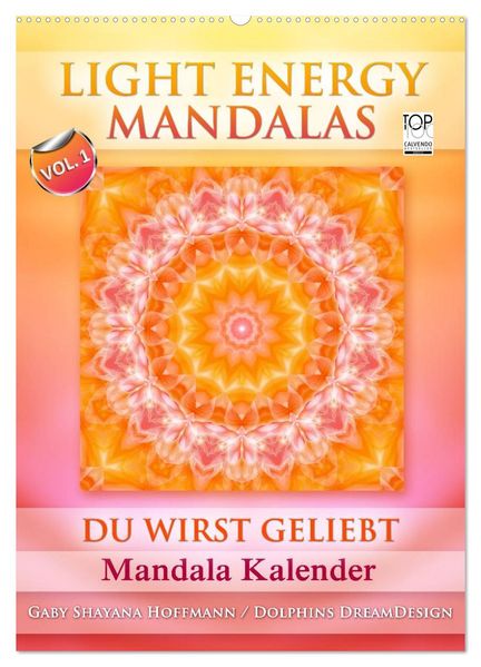 Light Energy Mandalas - Kalender - Vol. 1 (Wandkalender 2027 DIN A2 hoch) CALVENDO Monatskalender