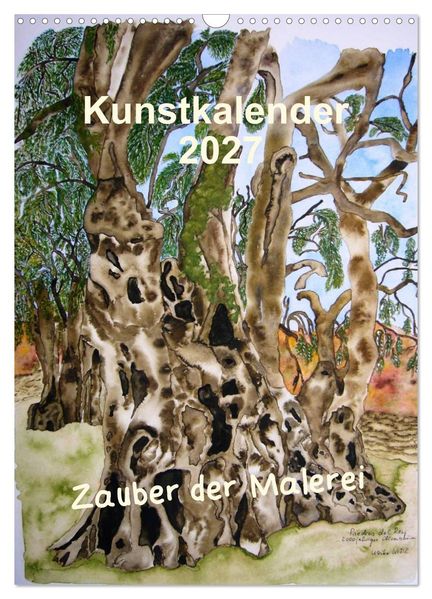 Kunstkalender 2027 - Zauber der Malerei (Wandkalender 2027 DIN A3 hoch) CALVENDO Monatskalender