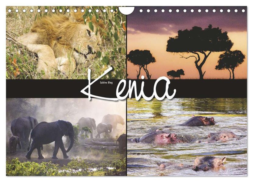 Kenia (Wandkalender 2027 DIN A4 quer) CALVENDO Monatskalender