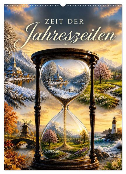 Zeit der Jahreszeiten (Wandkalender 2027 DIN A2 hoch) CALVENDO Monatskalender
