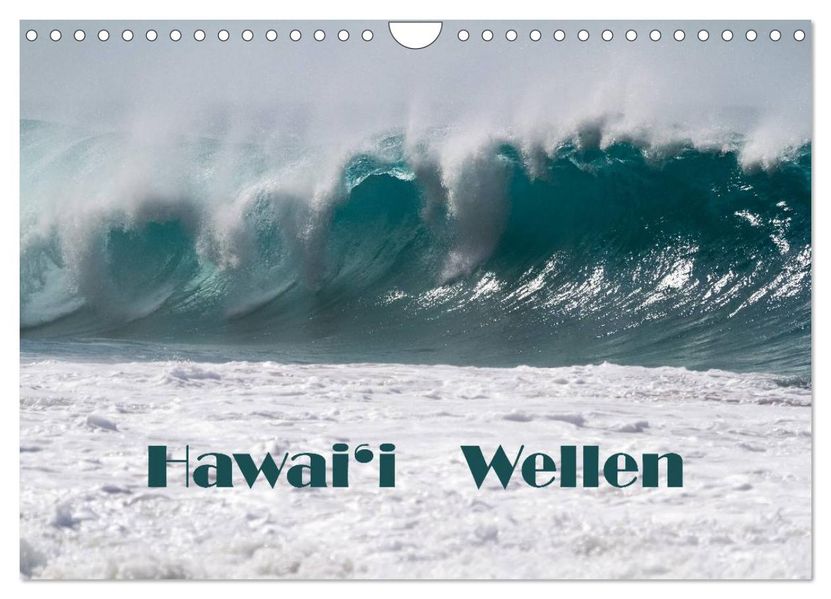 Hawai'i Wellen (Wandkalender 2027 DIN A4 quer) CALVENDO Monatskalender
