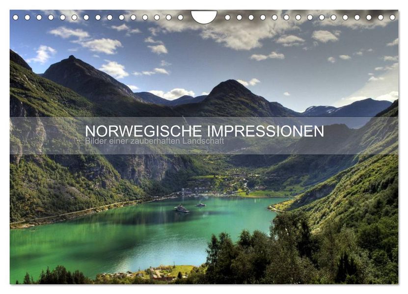 Norwegische Impressionen (Wandkalender 2027 DIN A4 quer) CALVENDO Monatskalender
