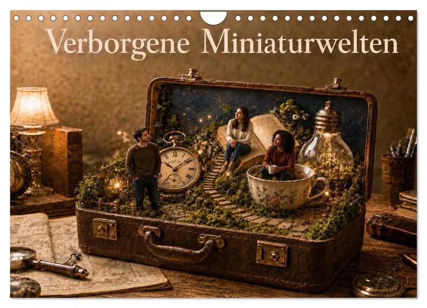 Verborgene Miniaturwelten (Wandkalender 2027 DIN A4 quer) CALVENDO Monatskalender