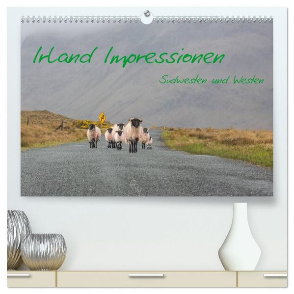 Irland Impressionen Südwesten und Westen (hochwertiger Premium Wandkalender 2027 DIN A2 quer) Kunstdruck in Hochglanz