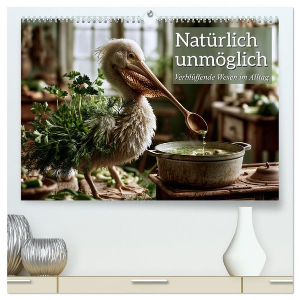 Natürlich unmöglich. Verblüffende Wesen im Alltag (hochwertiger Premium Wandkalender 2027 DIN A2 quer) Kunstdruck in Hochglanz