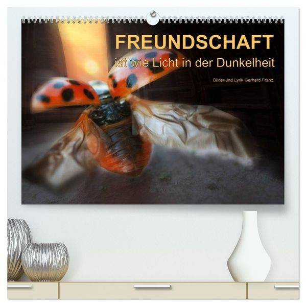 Freundschaft (hochwertiger Premium Wandkalender 2027 DIN A2 quer) Kunstdruck in Hochglanz