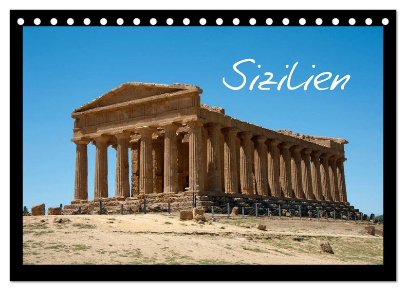 Sizilien (Tischkalender 2027 DIN A5 quer) CALVENDO Monatskalender